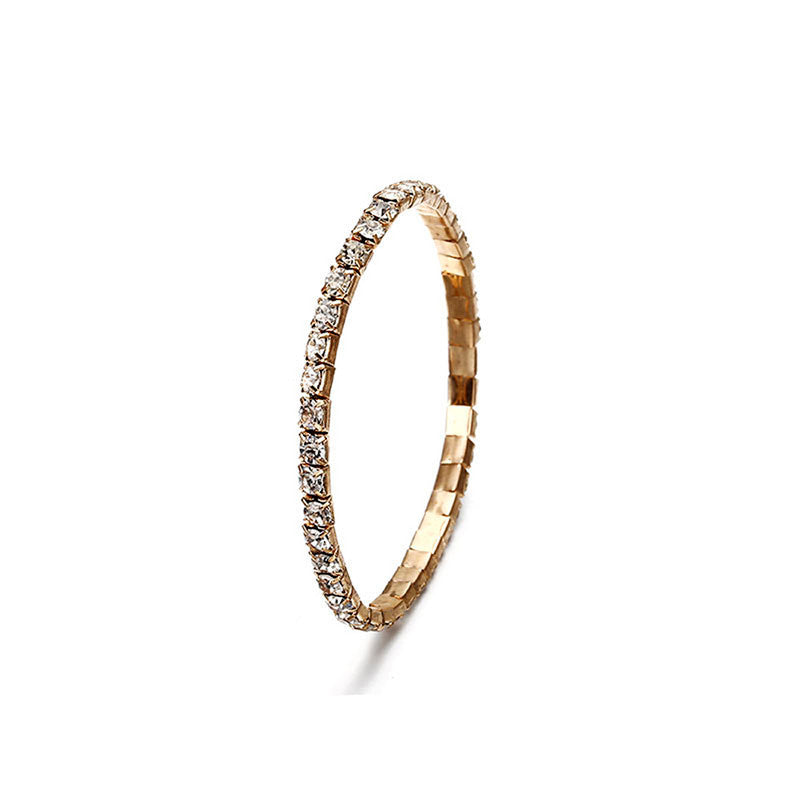 Scintillating American Diamond Star & Moon Design Gold Plated Bracelet - Pack Of 4 - MySmartBazaar