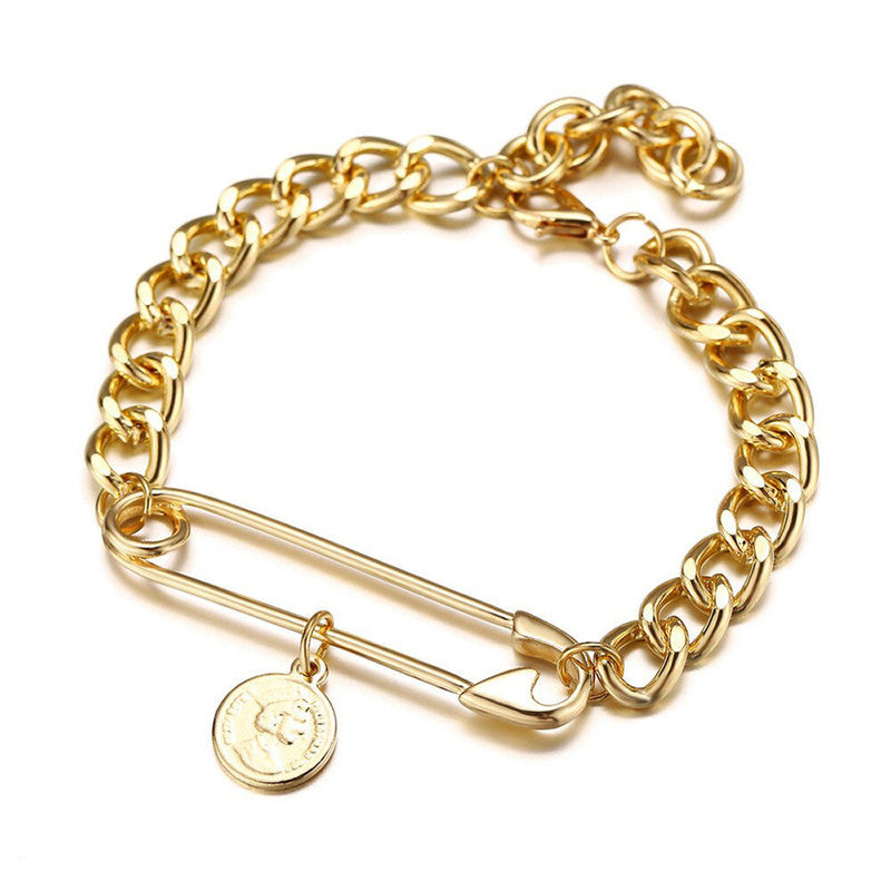 Gold Plated Chain Bracelet - MySmartBazaar