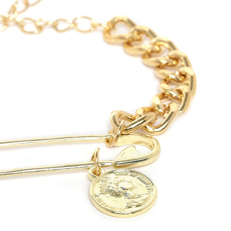 Gold Plated Chain Bracelet - MySmartBazaar