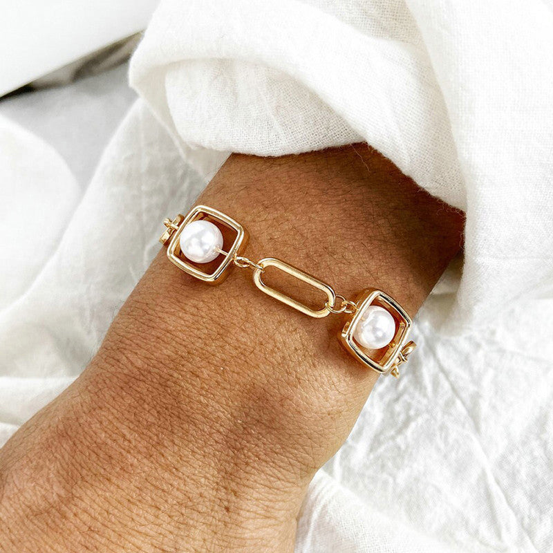 Gold Plated Chain Bracelet - MySmartBazaar