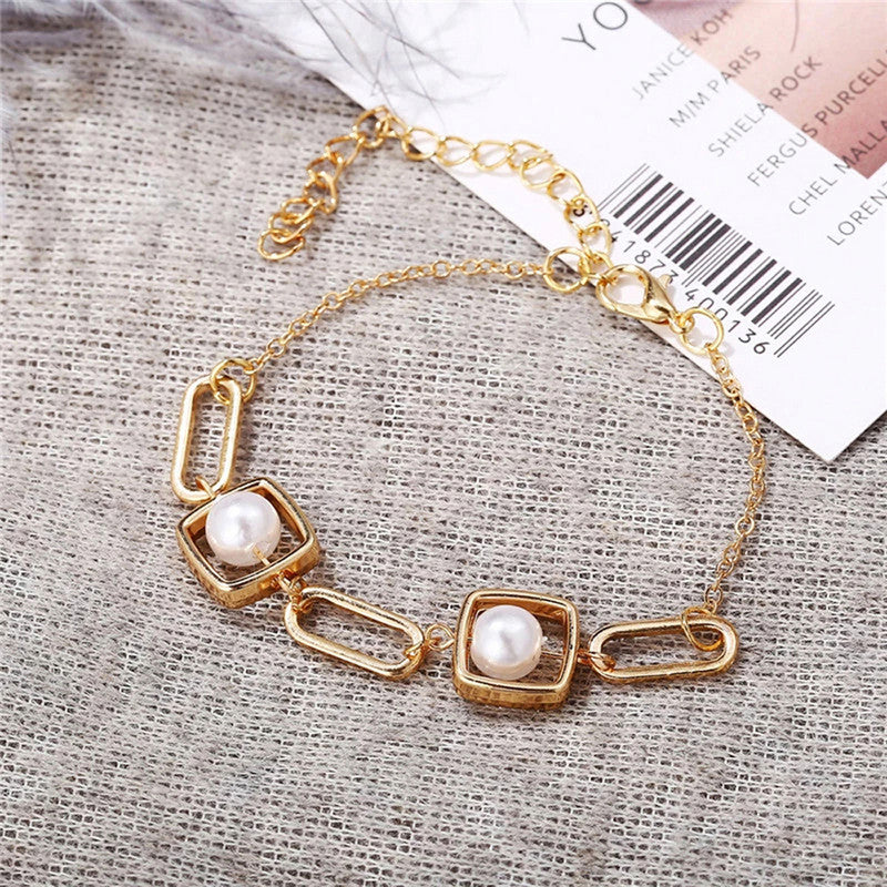 Gold Plated Chain Bracelet - MySmartBazaar