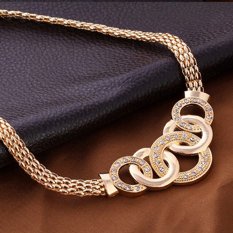 Stunning AD Vintage Statement Necklace Earrings Bracelet Ring for Women and Girls - MySmartBazaar