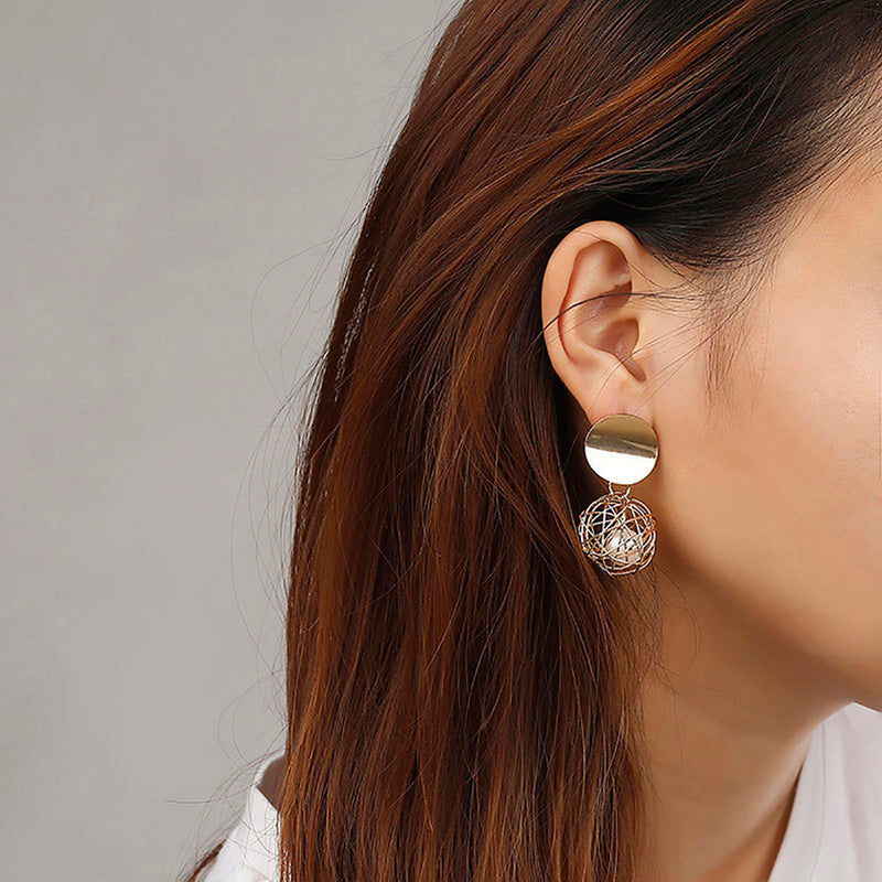 Wonderful Hanging Ball Plushy Drop Earrings For Women and Girls - MySmartBazaar