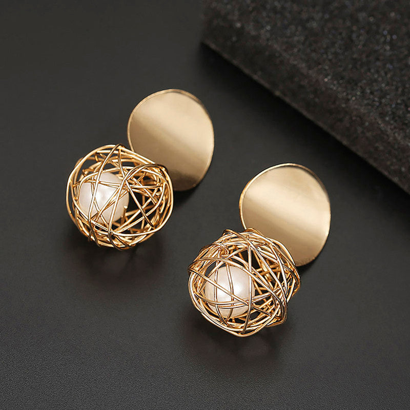 Wonderful Hanging Ball Plushy Drop Earrings For Women and Girls - MySmartBazaar