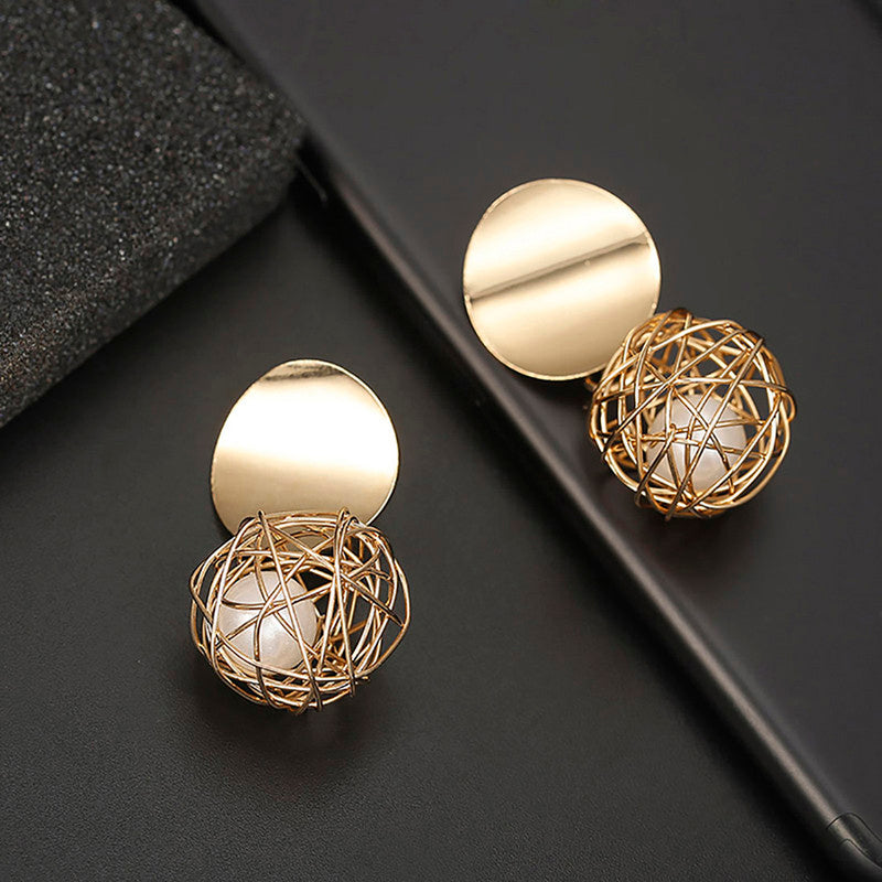 Wonderful Hanging Ball Plushy Drop Earrings For Women and Girls - MySmartBazaar
