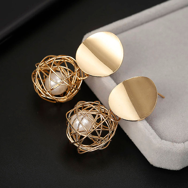 Wonderful Hanging Ball Plushy Drop Earrings For Women and Girls - MySmartBazaar