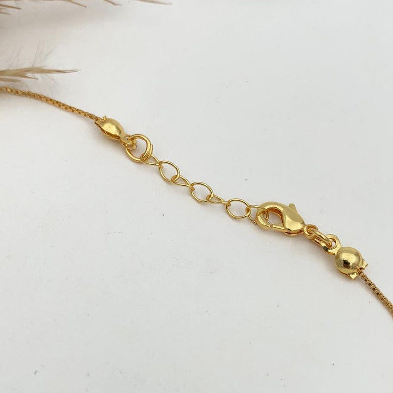 Gold Plated Evil Eye Shaped Mangalsutra with Chain for Women