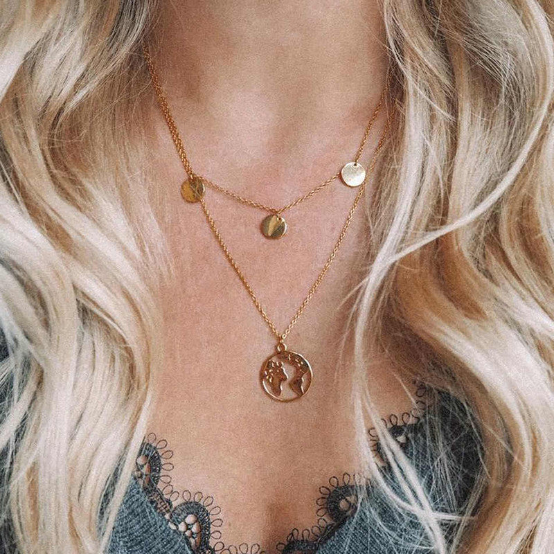 Exquisite Gold Plated Multi Strand Necklace For Women - MySmartBazaar