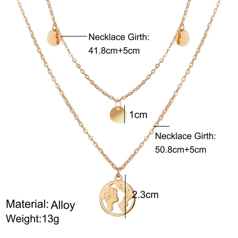 Exquisite Gold Plated Multi Strand Necklace For Women - MySmartBazaar