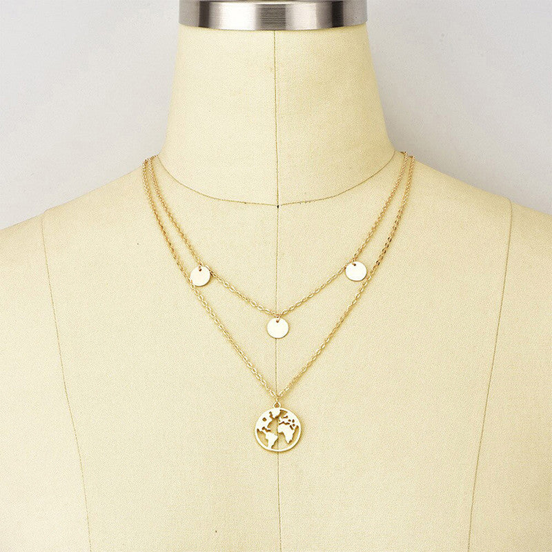 Exquisite Gold Plated Multi Strand Necklace For Women - MySmartBazaar