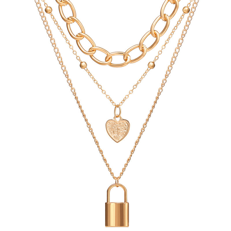 Gold Stylish Pendant Necklace For Women - MySmartBazaar