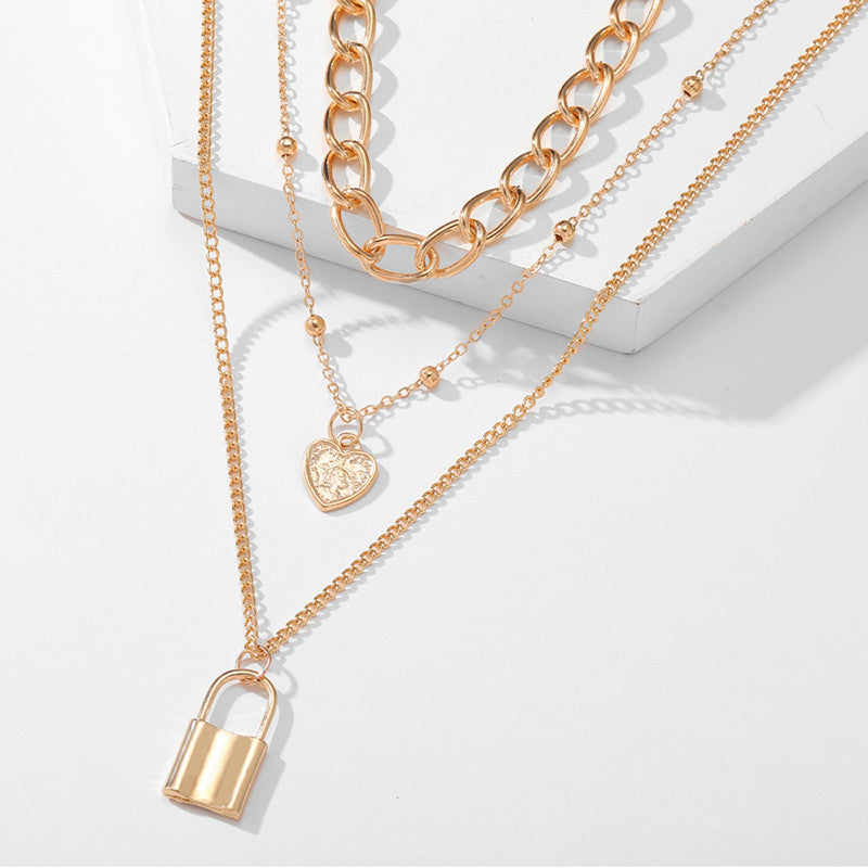 Gold Stylish Pendant Necklace For Women - MySmartBazaar