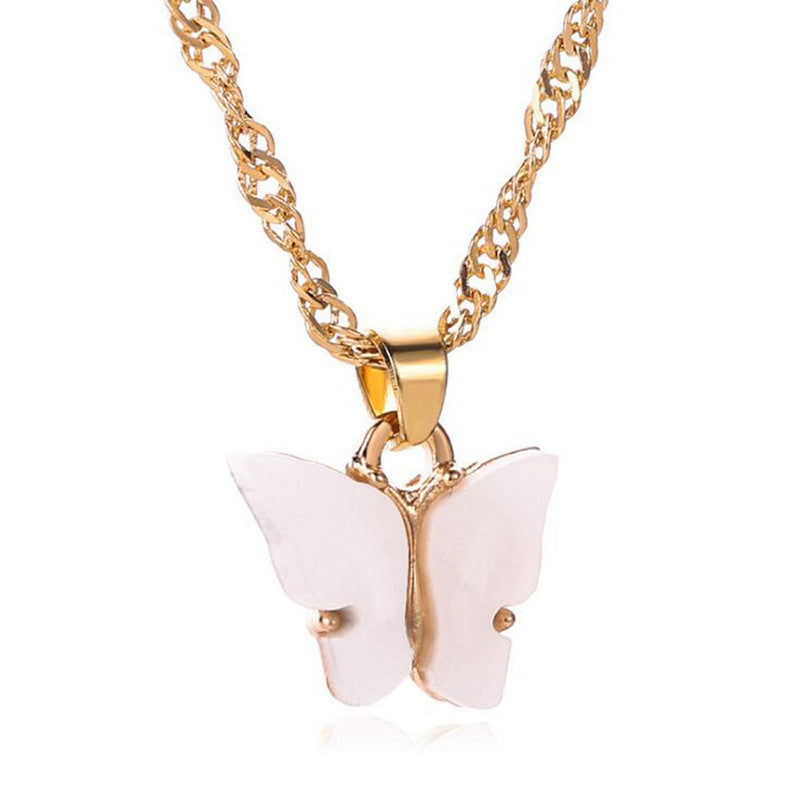 Swanky Butterfly Baby girl Gold Plated Multi Strand Necklace For Women - MySmartBazaar