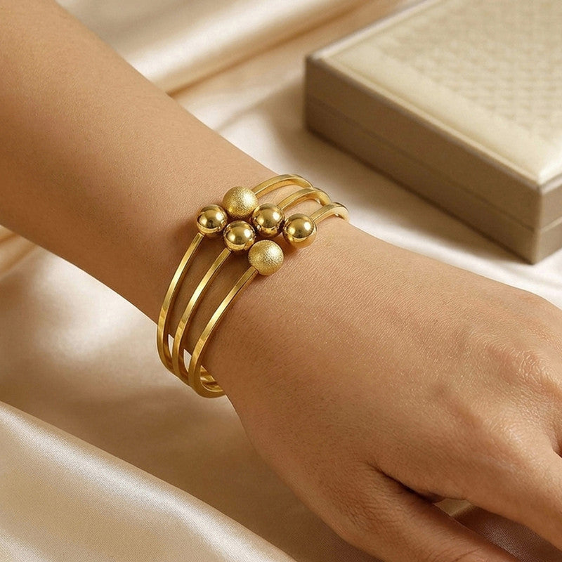 Gold Plated Anti Tarnish Contemporary Style Bracelet