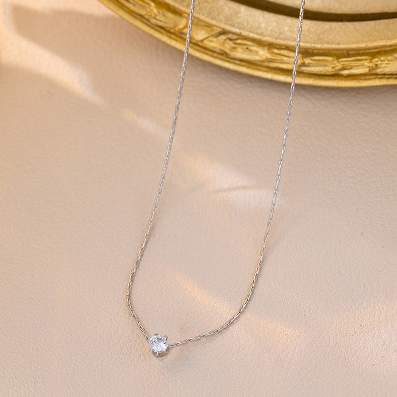 Silver Plated Stainless Steel Anti Tarnish Stone Studded Hexagonal Pendant