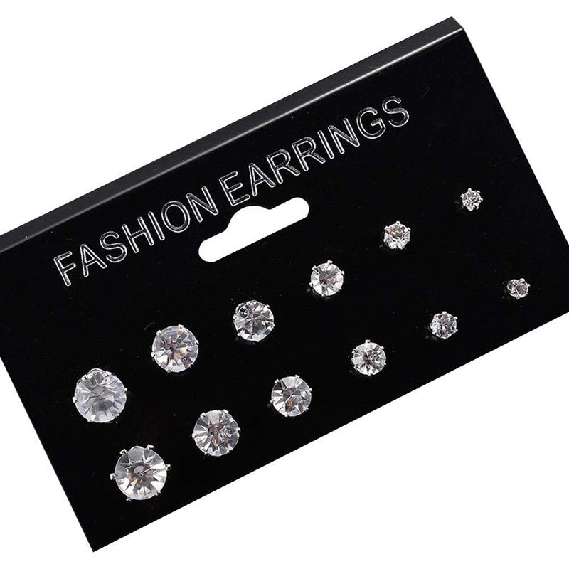 Stunning Cubic Zirconia Wonderful Stud Earrings For Women - MySmartBazaar
