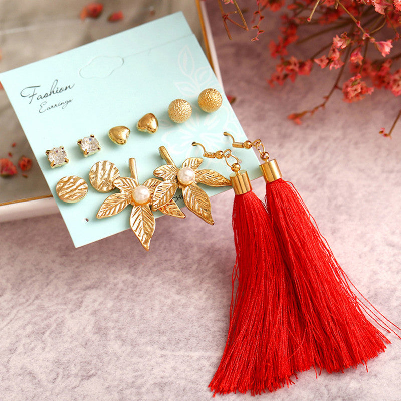 Exclusive Gold Plated Stud and Drop Earrings For Women - MySmartBazaar
