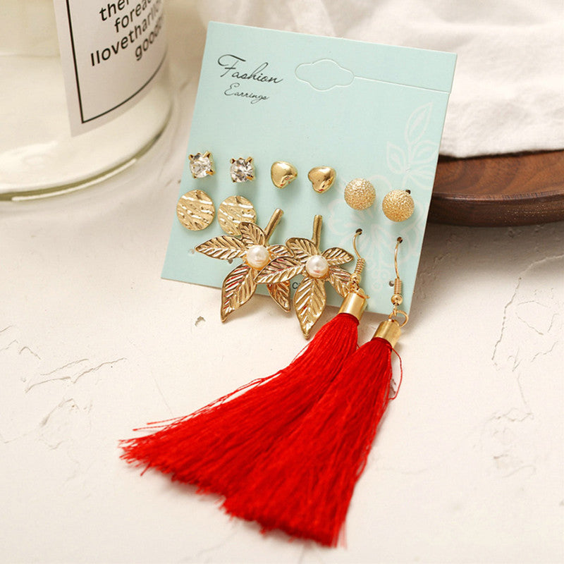 Exclusive Gold Plated Stud and Drop Earrings For Women - MySmartBazaar