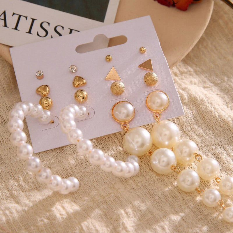 Exclusive Gold Plated Stud and Drop Earrings For Women - MySmartBazaar
