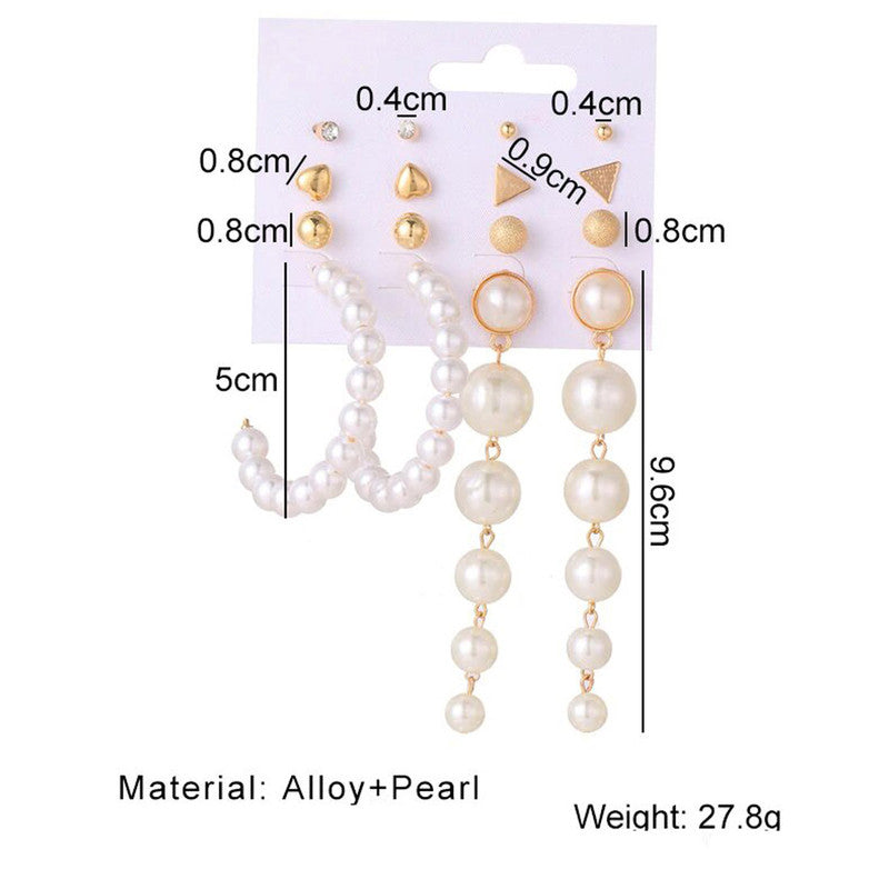 Exclusive Gold Plated Stud and Drop Earrings For Women - MySmartBazaar