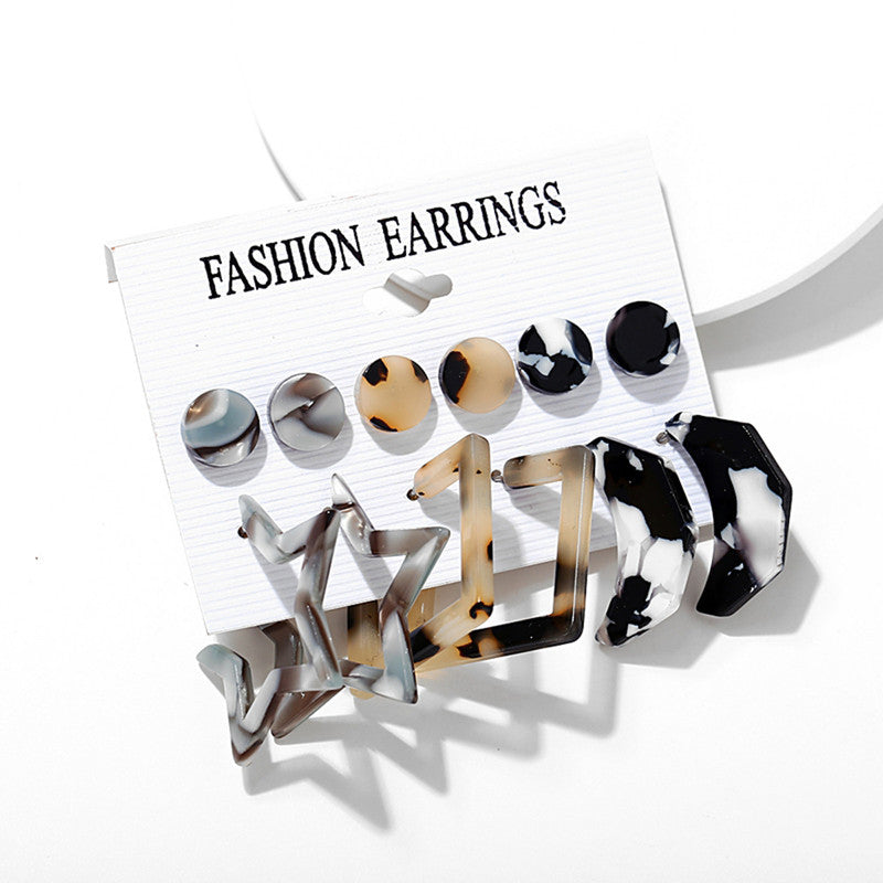 Trendy Silver Plated Multi-colour Earrings For Women - MySmartBazaar