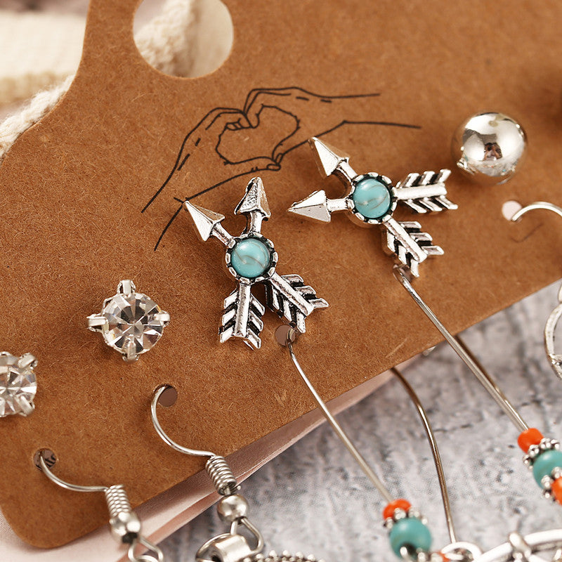 Stunning Feather inspired Oxidized German Silver Earrings For Women - MySmartBazaar