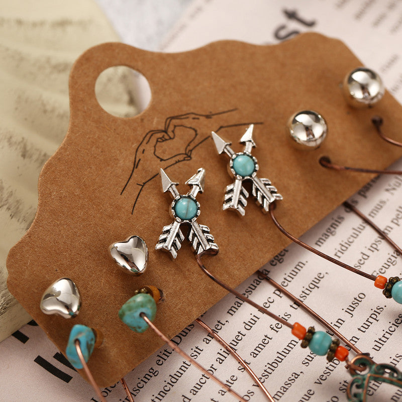 Stylish Oxidized German Silver Plated Earrings For Women - MySmartBazaar