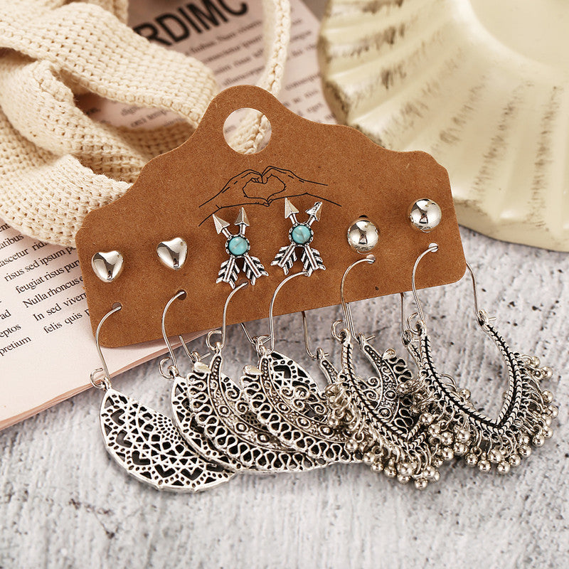 Trendy Oxidized German Silver Plated Earrings For Women - MySmartBazaar