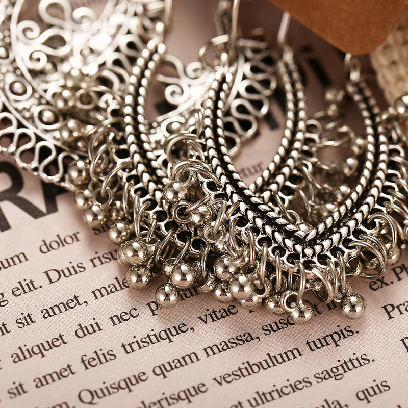 Trendy Oxidized German Silver Plated Earrings For Women - MySmartBazaar