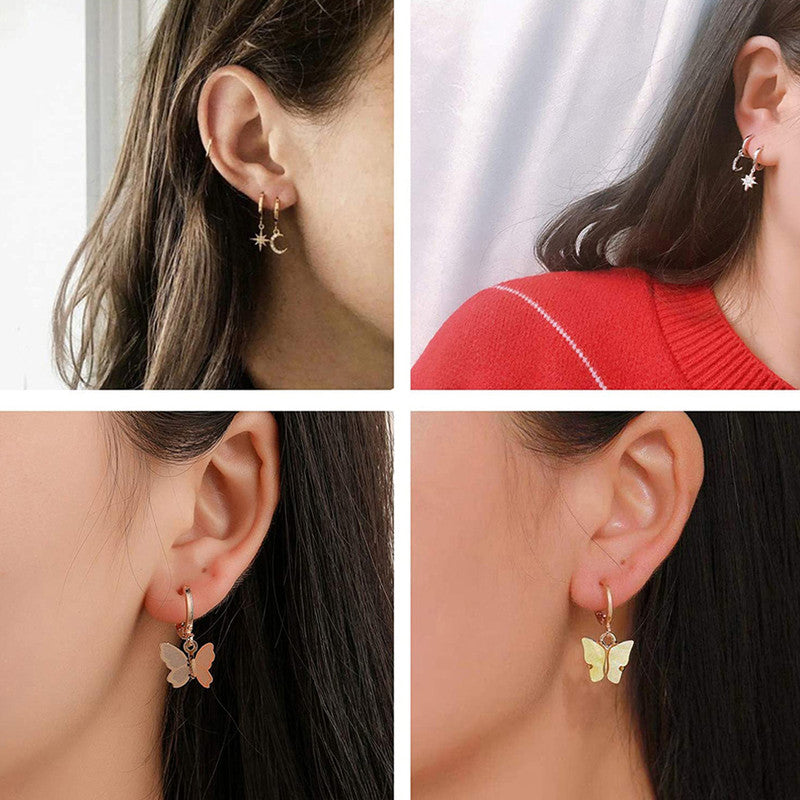 AD Gold Plated Jewellery Earrings For Women - MySmartBazaar