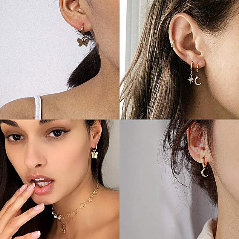AD Multi Designs Drop Earrings Jewellery For Women - MySmartBazaar