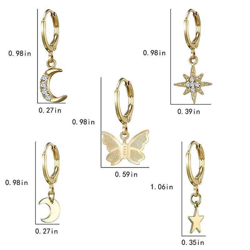 AD Multi Designs Drop Earrings Jewellery For Women - MySmartBazaar