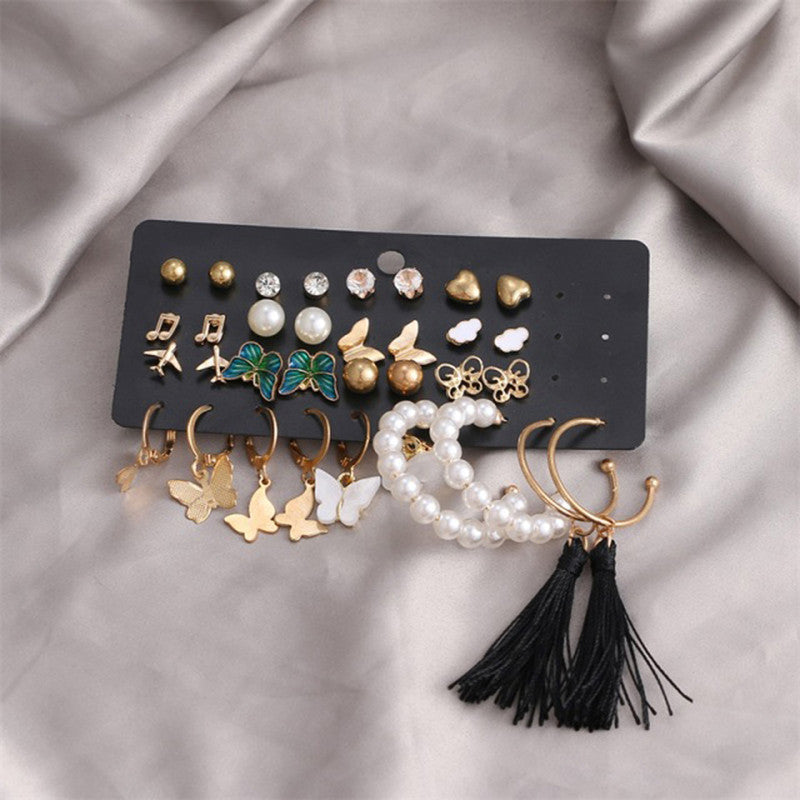 Gold Plated Multi-coloured Classic Earrings For Women - MySmartBazaar