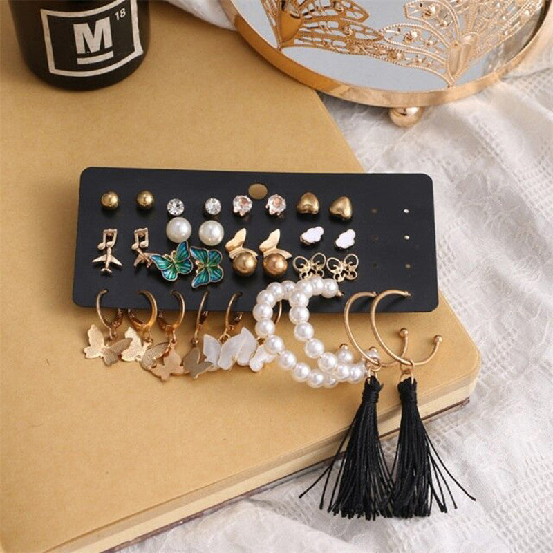 Gold Plated Multi-coloured Classic Earrings For Women - MySmartBazaar