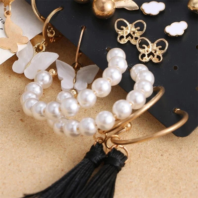 Gold Plated Multi-coloured Classic Earrings For Women - MySmartBazaar