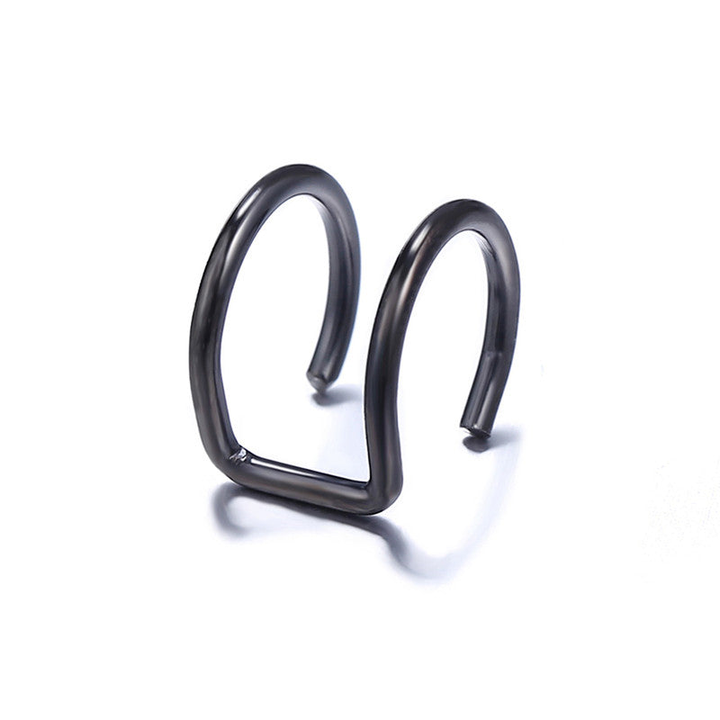 Rhodium Plated Ear cuffs Combo of 6 For Women - MySmartBazaar