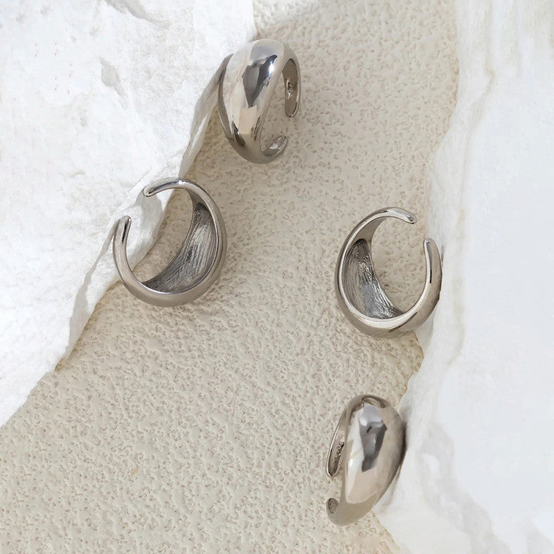 Trending Silver Plated Set of 4 Stackable Finger Rings - MySmartBazaar