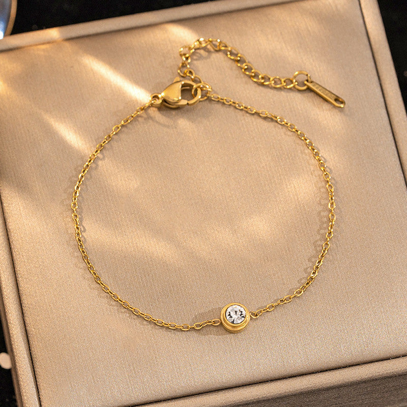 Gold Plated Contemporary Wraparound Bracelet