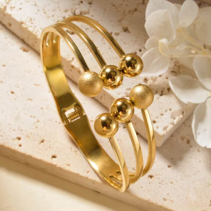 Gold Plated Anti Tarnish Contemporary Style Bracelet