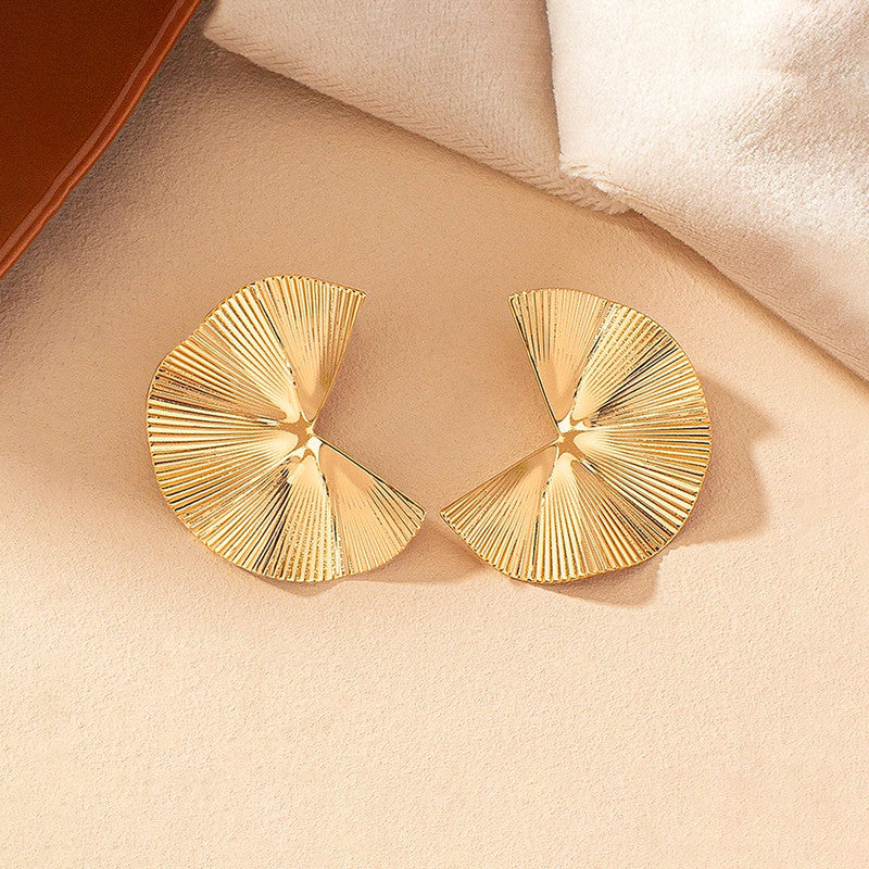 Gold-Plated Anti Tarnish Stainless Steel Contemporary Earrings