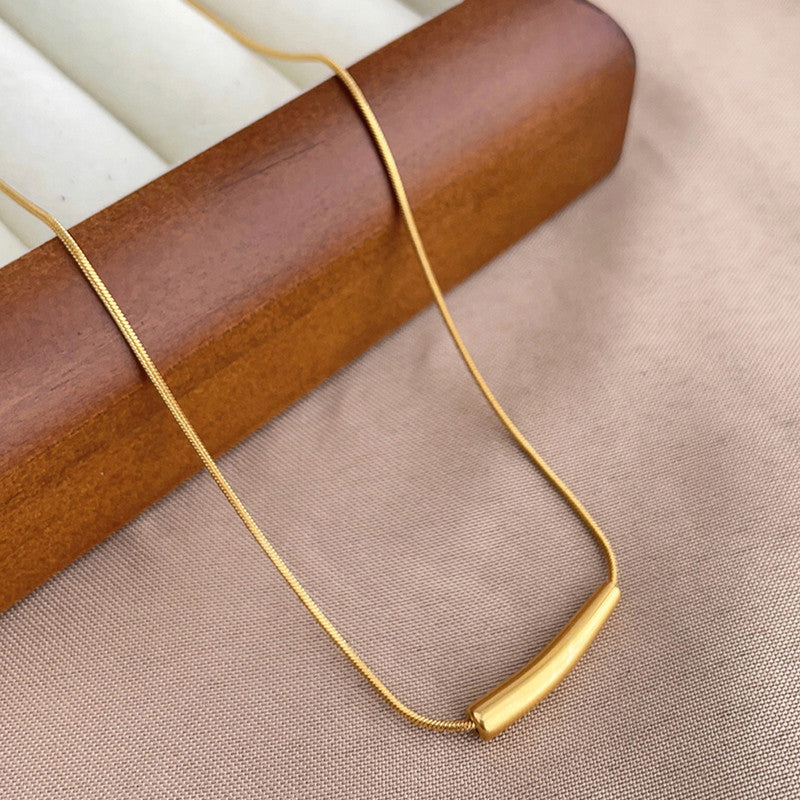 Gold-Plated Anti Tarnish Minimalistic Teardrop Necklace