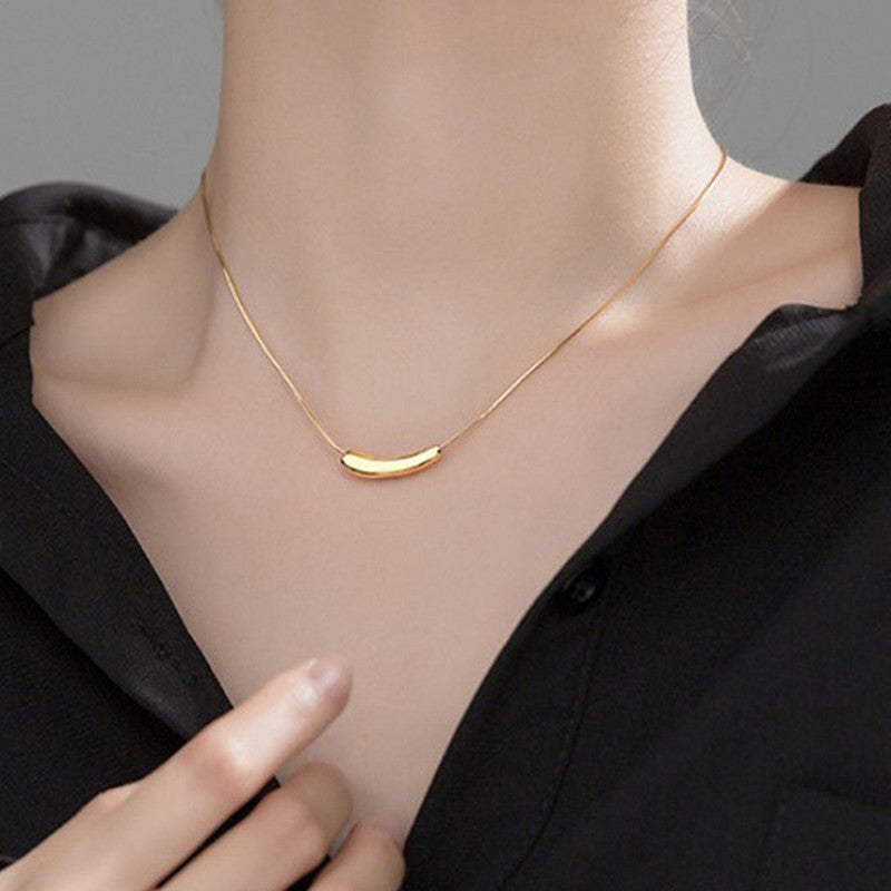 Gold-Plated Anti Tarnish Minimalistic Teardrop Necklace