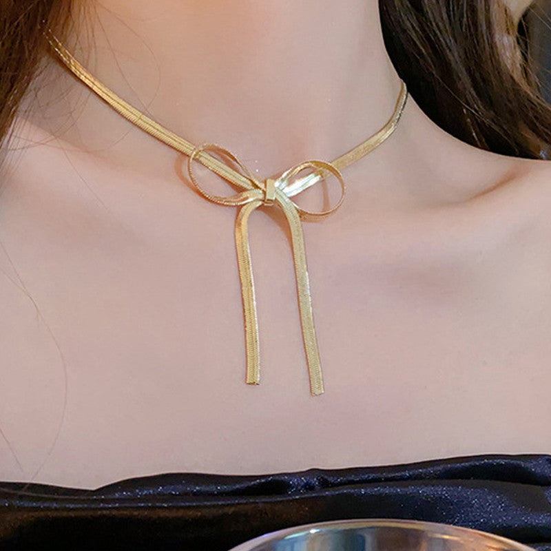 Gold-Plated Anti Tarnish Knotted Chain Necklace