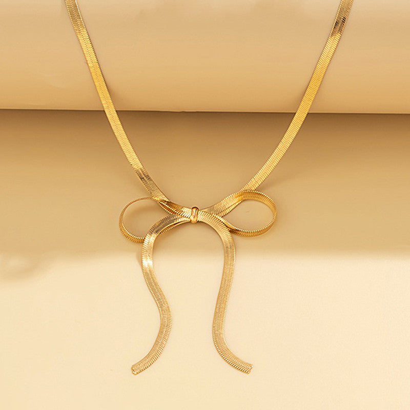 Gold-Plated Anti Tarnish Knotted Chain Necklace