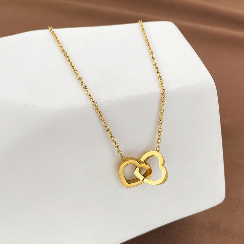 Gold-Plated Anti Tarnish Heart Themed Pendant