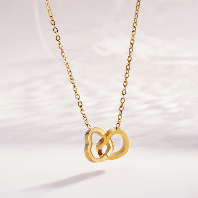 Gold-Plated Anti Tarnish Heart Themed Pendant