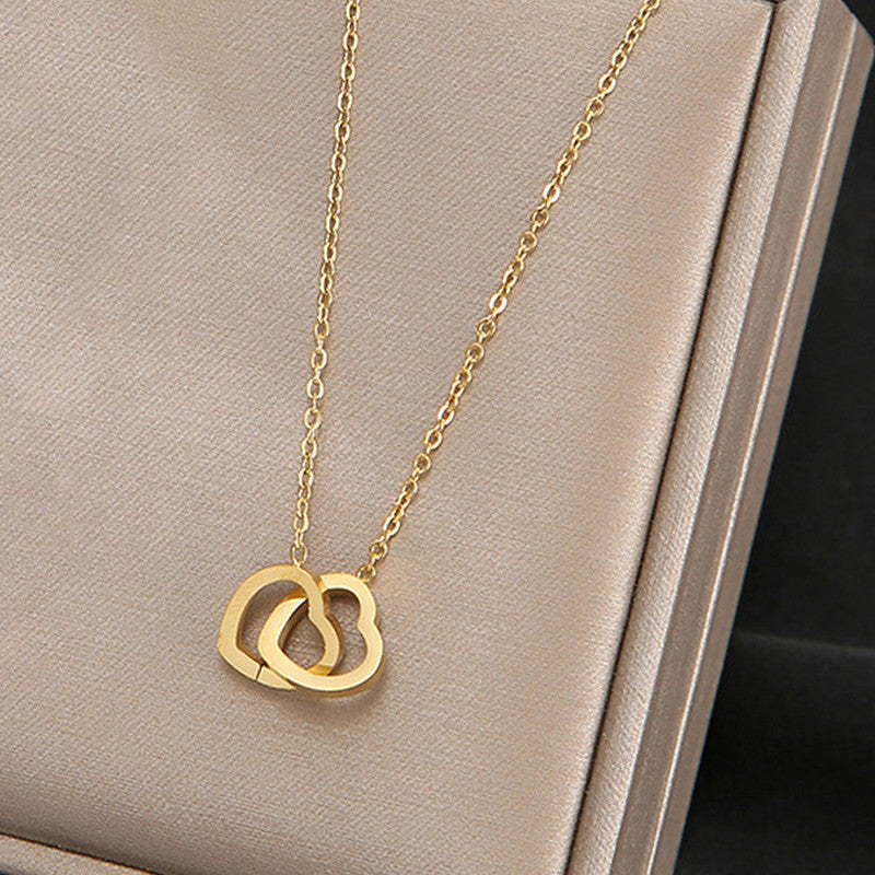 Gold-Plated Anti Tarnish Heart Themed Pendant