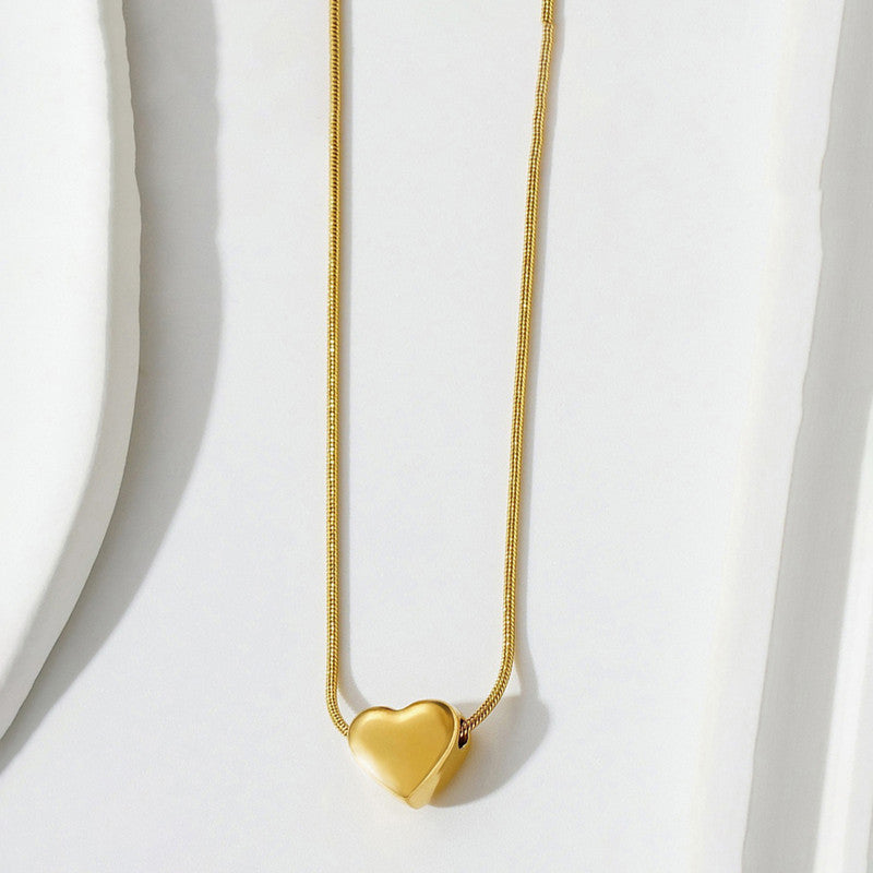 Gold-Plated Anti Tarnish Heart Themed Pendant