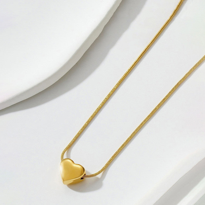 Gold-Plated Anti Tarnish Heart Themed Pendant