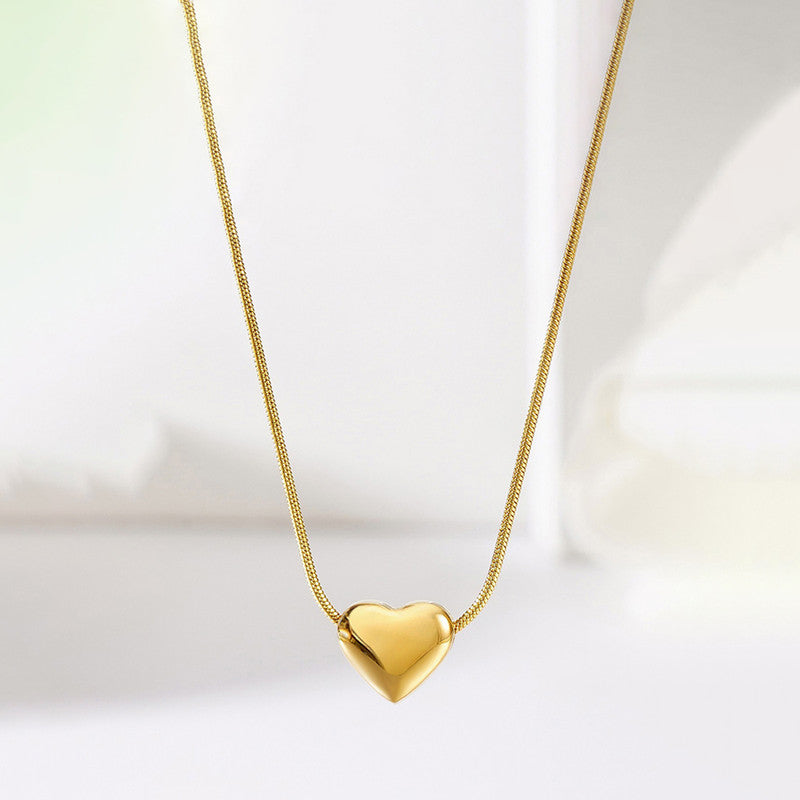 Gold-Plated Anti Tarnish Heart Themed Pendant